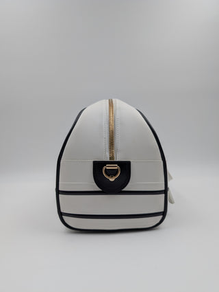 White Shoulder Bowling Bag