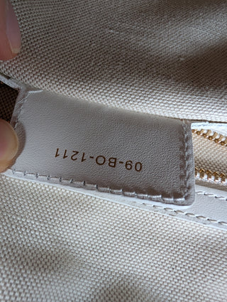 White Shoulder Bowling Bag