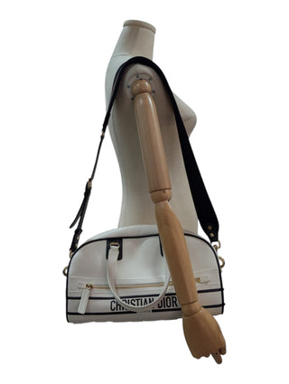 White Shoulder Bowling Bag