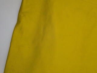 Yellow Cabas Leather Tote Bag