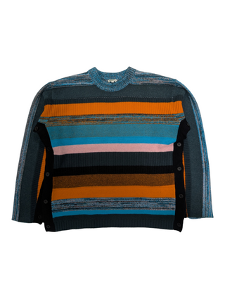 Multicolor Striped Wool Pullover