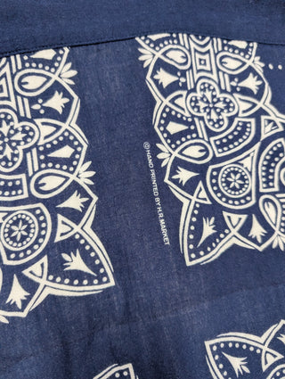 Blue Bandana Print Shirt