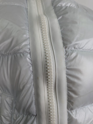 Pearl White Down Puffer Jacket