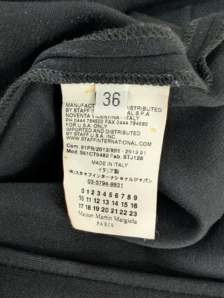 Black Sleeveless Dress with Sheer Layer in the Front