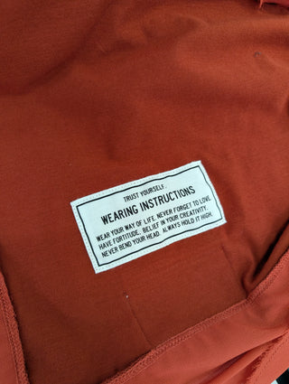 Reddish Brown Asymmetric T-shirt