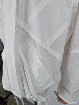 Genius 2 Moncler 1952 White Hooded Windbreaker
