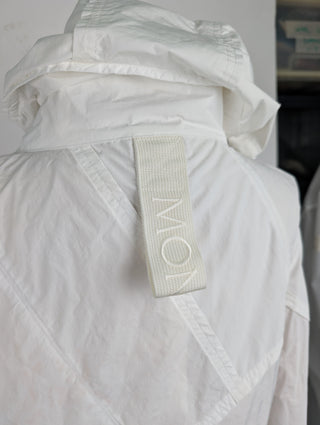 Genius 2 Moncler 1952 White Hooded Windbreaker