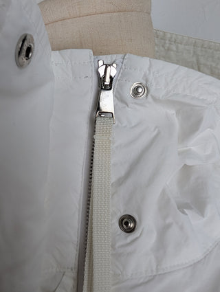 Genius 2 Moncler 1952 White Hooded Windbreaker