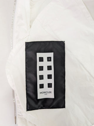 Genius 2 Moncler 1952 White Hooded Windbreaker