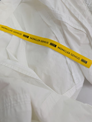 Genius 2 Moncler 1952 White Hooded Windbreaker