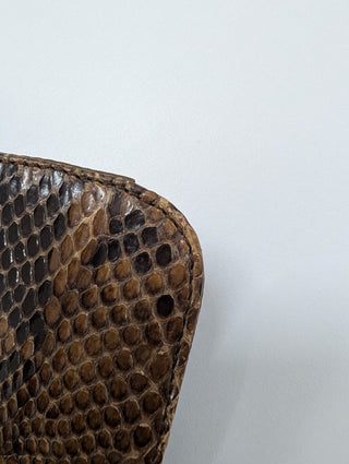 Rare Python Leather Shoulder Bag