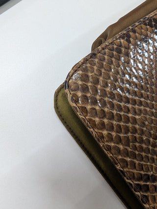 Rare Python Leather Shoulder Bag