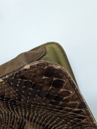 Rare Python Leather Shoulder Bag
