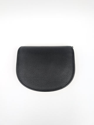 Black Mini Gallop Leather Messenger Bag