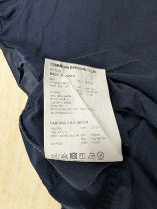 Comme des Garçons Blue Panelled Shirt, detail 4