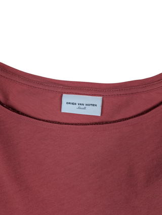 Pink Tee With Puffed Sleeves
