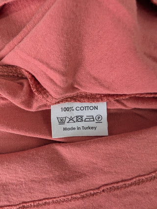 Pink Tee With Puffed Sleeves