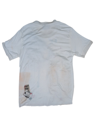 2009 Silk Tee With Flamingo Dancers Print
