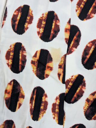 Overall Printed Sleeveless A-Line Top