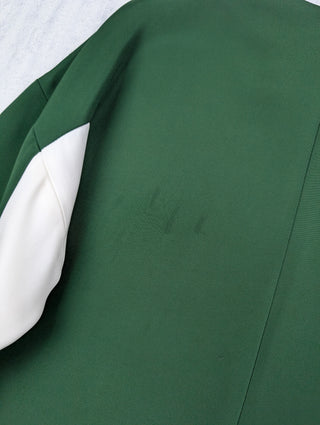 White And Green Dress
