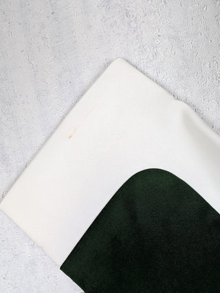 White And Green Dress