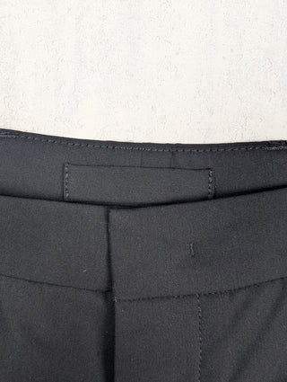 Black Shorts With Elastic Ends