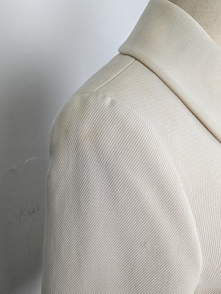 Beige Double Breasted Jacket