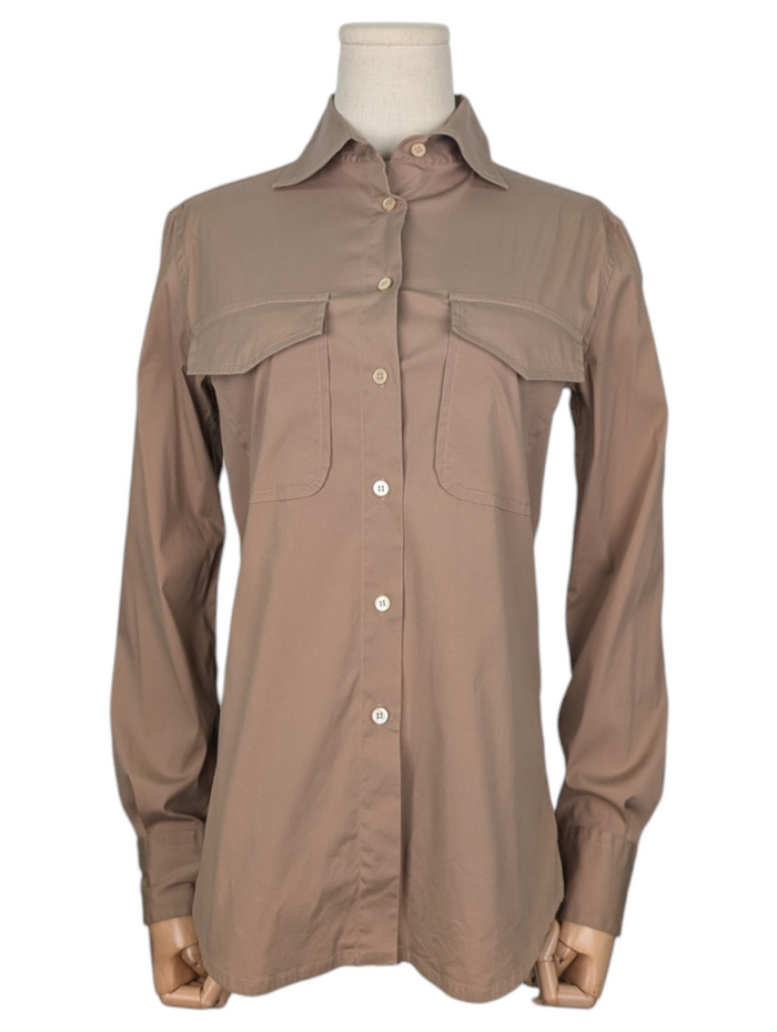 Brown Long Sleeve Shirt