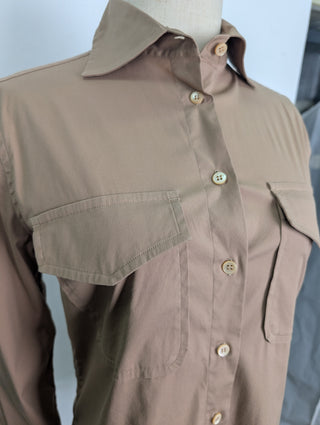 Brown Long Sleeve Shirt