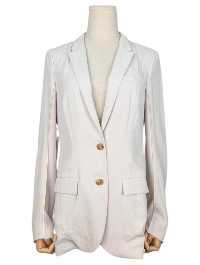 Off White Jacket With Lining