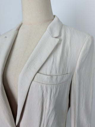 Off White Jacket With Lining