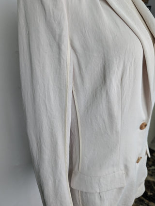 Off White Jacket With Lining