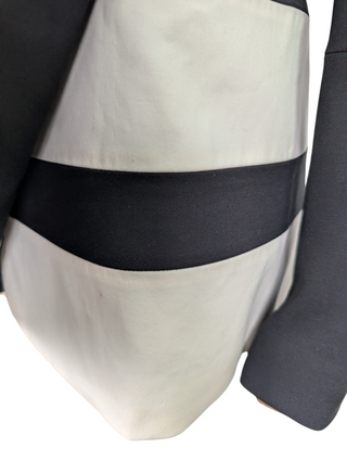 Joseph Black And White Double Breasted Jacket