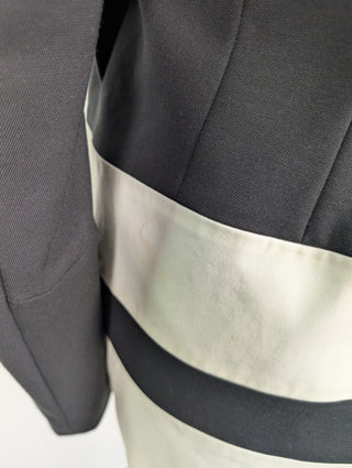 Joseph Black And White Double Breasted Jacket