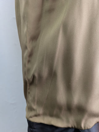 Two-Tone Silk Dress