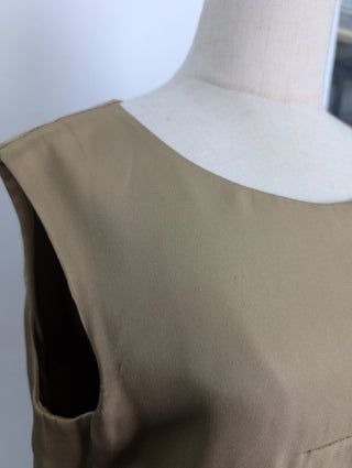 Two-Tone Silk Dress