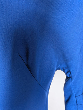 Blue Crepe Dress