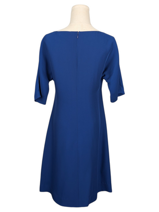 Blue Crepe Dress