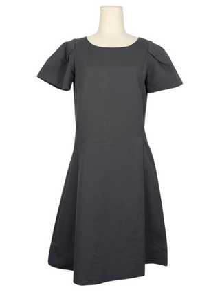 Grey Short Sleeve Dress