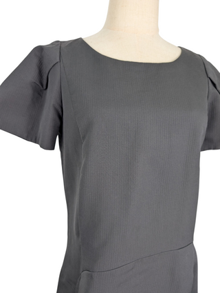 Grey Short Sleeve Dress