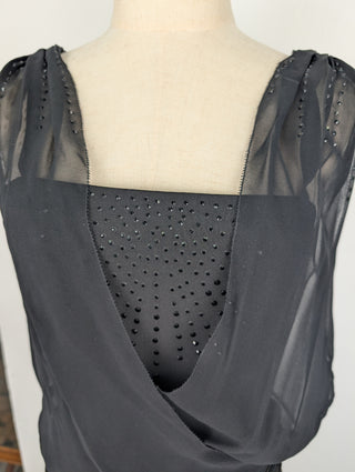 Black Silk Dress