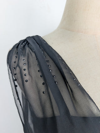 Black Silk Dress