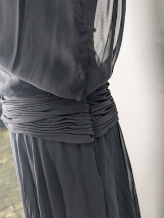 Black Silk Dress