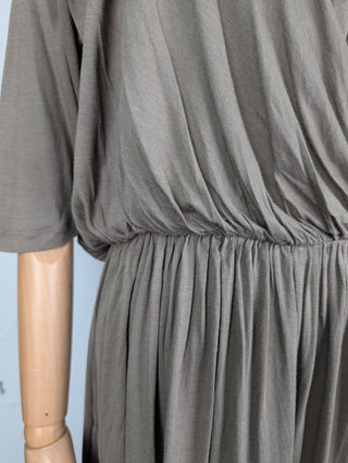 Green Open Back Dress