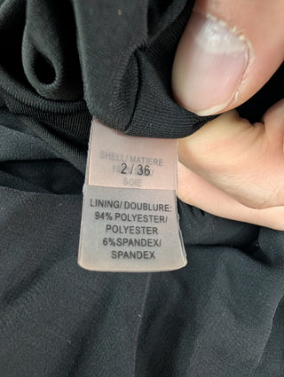 Black Silk Dress