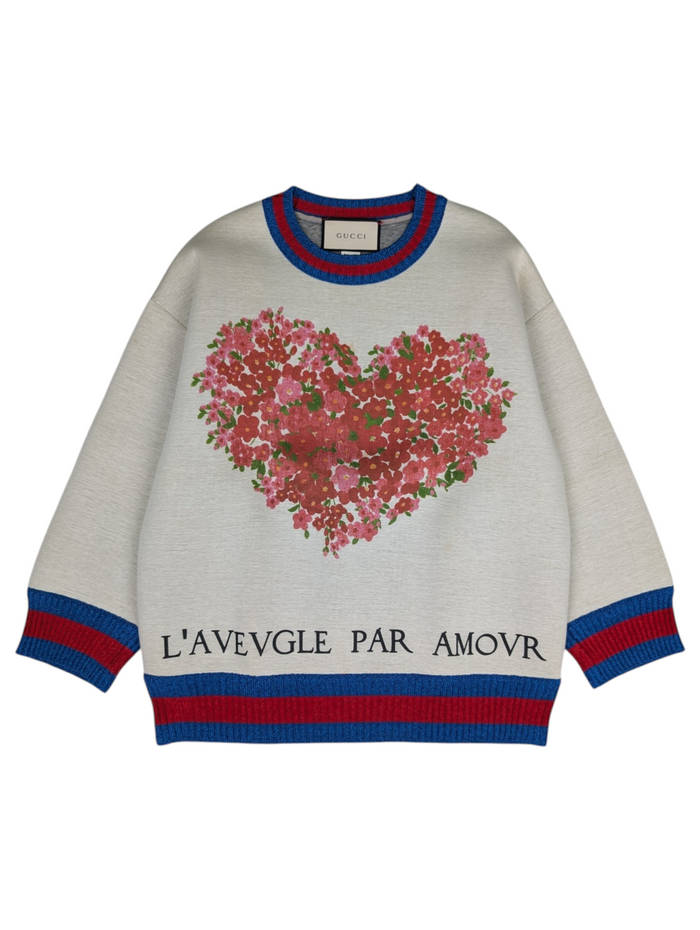 Cream L'Aveugle Par Amour Sweatshirt