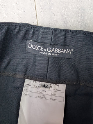Navy Cotton Pants