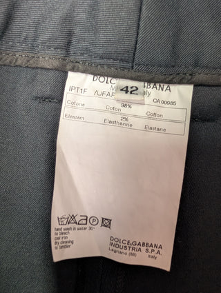 Navy Cotton Pants
