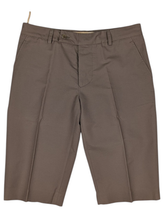 Khaki Cotton Bermuda Shorts
