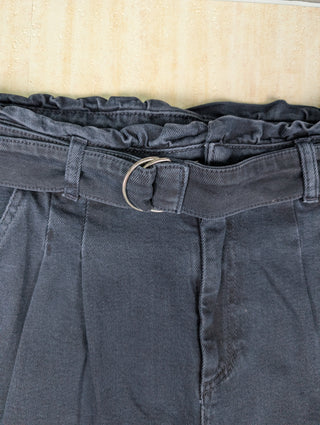 Navy Blue Jeans With Belt
